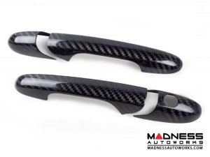 FIAT 500 Exterior Door Handle Kit - Carbon Fiber 